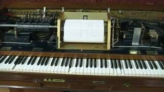 Vintage Musette Pneumatic Player Piano [upl. by Airamanna643]