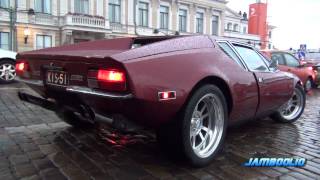 De Tomaso Pantera spotted in Helsinki Love that V8 sound [upl. by Truda]