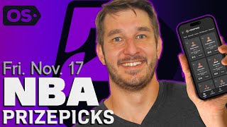 PrizePicks Today  Best NBA Player Projections on Friday 1117 [upl. by Darnoc]