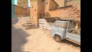 AMD 9800X3D  RTX 4070 Super  Counter Strike 2  43 FPS Test Map  889 FPS [upl. by Piderit]