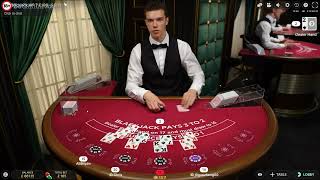 £800 Vs Online Blackjack Session One Seat With Side Bets [upl. by Chun869]