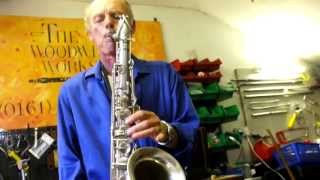 Chris Plays Selmer Cigar Cutter Tenor Saxophone [upl. by Atinej]