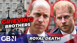 Princes Harry and William beset by grief as close Royal passes away in new blow to suffering family [upl. by Hudgens497]