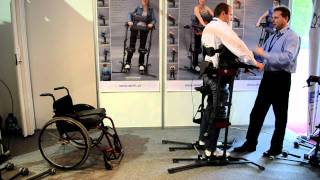 Paraplegics  Standing up from wheelchair [upl. by Dwan]