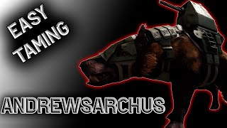 Easy Andrewsarchus Taming  how to tame Andrewsarchus  Andrewsarchus Ark Survival Evolved [upl. by Euginimod]