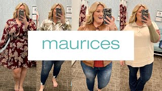 MAURICES PLUS SIZE FALL HAUL [upl. by Negem]