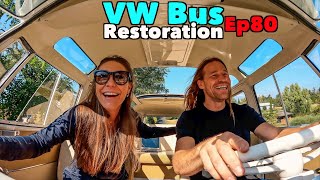 VW Bus Restoration  Episode 80  FIRST DRIVE  MicBergsma [upl. by Feune306]