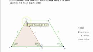 Trapéz egyik oldalának kiszámítása [upl. by Entwistle777]