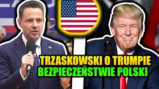 TRZASKOWSKI O TRUMPIE I BEZPIECZEŃSTWIE POLSKI [upl. by Parnas]