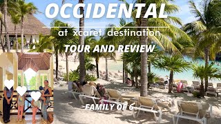 2024 PACKING✈️ ☀️ TOUR AND REVIEW OF OCCIDENTAL AT XCARET DESTINATION AND 🌴 XCARET  FAMILY OF 6 [upl. by Arvie]