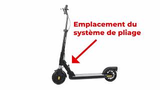 Trottinette Electrique 8quot SURPASS  Dépliage Repliage [upl. by Uni387]