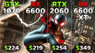 GTX 1070 vs RX 6600 vs RTX 2060 vs RX 6600 XT  Ultimate Comparison [upl. by Kendre]