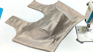 Princess cut blouse cutting and stitching tutorial  Princes Cut Blouse Design [upl. by Filberto237]