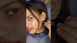 Safety pin hack safty pin wale earing earing short yt [upl. by Mora190]