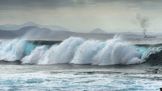 Ocean Waves Crashing  Relaxing Sounds  Calming Relaxation Music For Sleeping  1 Hour [upl. by Trini916]