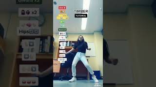 TIMBER TIKTOK DANCE TUTORIAL shorts [upl. by Yewed]