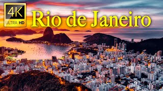 Rio de Janeiro Brazil in 4K UHD Drone Video  Rio de Janeiro in 4K Drone Footage [upl. by Eednak]