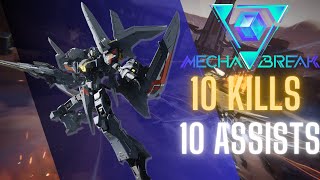 Mecha Break  Skyraider Gameplay 10 Kills  10 Assists MVP [upl. by Algernon]