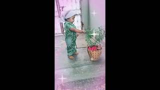 Kousalya Supraja Rama Suprabatham Little Cute Girl Singing [upl. by Jempty]