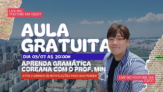 Gramática coreana fácil com o professor Min [upl. by Naerol]