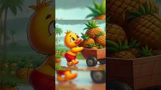 Harvest pineapplefunny animation cartoon shortvideo [upl. by Pierrepont291]