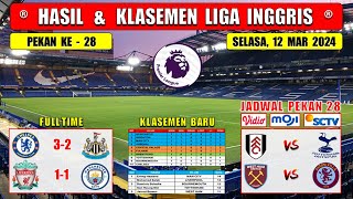 Hasil Liga Inggris Tadi Malam  CHELSEA vs NEWCASTLE  EPL 2024 Pekan Ke 28 [upl. by Eural539]