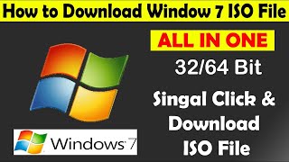 How to Download All Versions of Windows 7 ISO in 2024 How to Create Windows 7 Multi Edition ISO USB [upl. by Ydieh]