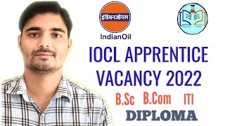 IOCL APPRENTICE VACANCY 2022 IOCL APPRENTICE  Chemical Pedia [upl. by Tijnar371]