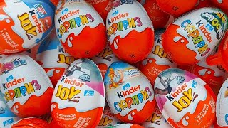 Kinder Joy  ASMR video with kinder joy  Satisfying Video Kinder Surprise Eggs ASMR Opening [upl. by Suzi]