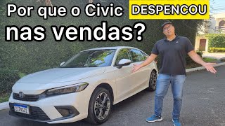 Por que o Civic DESPENCOU nas vendas Foi de propósito Review do CIVIC híbrido eHEV 2023 [upl. by Geraldina509]