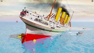 Britannic sinking in tiny sailors world sleeping sun [upl. by Carnay673]