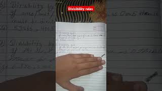 Divisibility rules l mathematics Divisibility rules [upl. by Mahmoud]