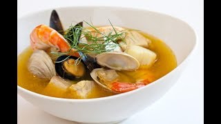 Bouillabaisse Marseillaise Rouille and Croutons [upl. by Ellehctim762]