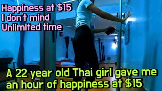 A 22 year old Thai girl at a massage shop gave me an hour of happiness at 15 [upl. by Ravens839]