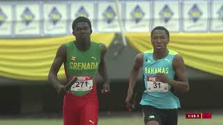 CARIFTA Games 2024 Grenada  Boys 4x400 Meter Relay Under 20 SF 1 [upl. by Mylander]