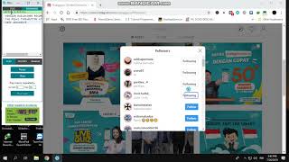 Cara membuat auto follow dan unfollow instagram dengan ioplus imacros [upl. by Radferd]