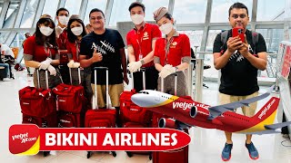 Bangkok to Phuket on VIETJET Bikini Airlines amp Most Beautiful Landing Experience  ബിക്കിനി എയർലൈൻസ് [upl. by Ragde]