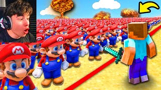 1 Steve vs 1000000 Marios [upl. by Iatnohs478]