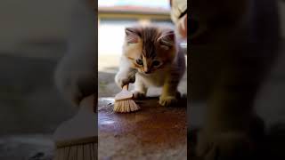 Temizlikçi Kedi Cleaning Cats 🐈 [upl. by Bryan]