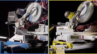 Hercules Professional 12quot Double Bevel Sliding Compound Miter Saw vs Dewalt DWS780 [upl. by Evy]