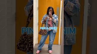 Denim amp Pink whatiwore earlyfalloutfit ootd fallready falllooks fallstyleinspo fashiontrends [upl. by Zacarias]