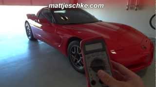 How to Test an Alternator in a C5 Corvette [upl. by Elleb]