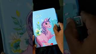 Unboxing New Unicorn Lock Diary shorts [upl. by Reggie43]