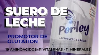 ✅ PERLEY  lactosuero en polvo de 500gr  Alimento con 19 aminoácidos 11 vitaminas y 11 minerales [upl. by Dracir]