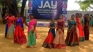 Cut Songs Dance Performance XI Girls  Pongal Celebration  Jay Group of Schools  Jay School [upl. by Emmerich531]