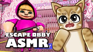 MASHA BARRY PRISON RUN  ROBLOX OBBY ASMR  EL MILO GATO [upl. by Ailemap]