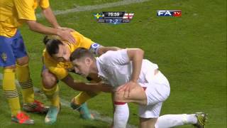 Sweden vs England 42 Official Goals and Highlights  FATV 141112 [upl. by Meda782]