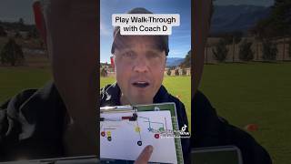 Youth Flag Football Play walkthrough for kids  5v5 plays 6v6 plays 7v7 plays flagfootball shorts [upl. by Neleag148]