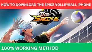 How To Download The Spike Volleyball In Iphone IOS [upl. by Aon]