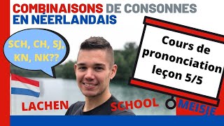 Consonnes en néerlandais  cours de prononciation en néerlandais leçon 55  apprends le néerlandais [upl. by Nedap242]